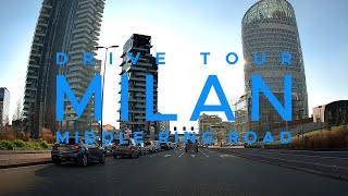 MILAN 4K Middle Ring Road Drive Tour Relaxing Sound [upl. by Jotham]