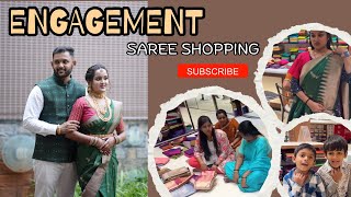 PART 1 Engagement Saree Shopping❤️ engagement shopping vlogs [upl. by Occer]