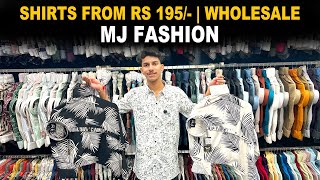 SHIRTS FROM RS 195  WHOLESALE  MJ FASHION [upl. by Enerehs]