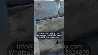 antimony sb antimony ingot news silicon ferrosilicon factory steelmaking [upl. by Elleiand]