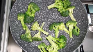 طريقة طبخ البروكلي للسلطات والشوربات والأكل الصيني  How To Cook Broccoli [upl. by Ekram]