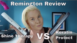 Remington Keratin Protect unboxing vs Remington Shine Therapy [upl. by Aineg783]