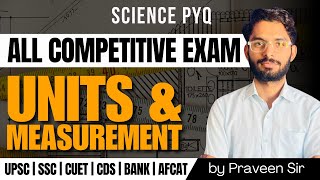 SSC CGL Science Units amp Measurement  Previous Year Questions  Pravin Sir [upl. by Jonina]