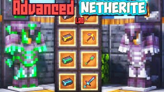 ADVANCED NETHERITE MOD IN MINECRAFT 🔥🤯 NEW NETHERITE ARMOR AND TOOLS ADDED TO MINECRAFT 120 😍🥰 [upl. by Berlinda]