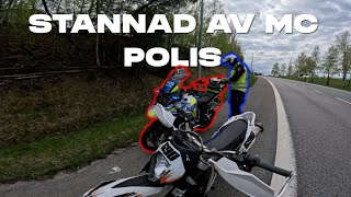 STANNAD AV POLISEN PÅ MIN KOMPIS MOTORCYKEL [upl. by Aelc292]