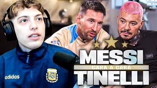 REACCION A LA ENTREVISTA DE MESSI CON TINELLI 2024 GANAR EL MUNDIAL ME CAMBIO LA VIDA [upl. by Ralston]