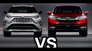 2019 Toyota RAV4 vs 2018 Honda CRV [upl. by Okire]