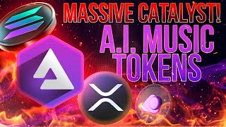 Massive Audius amp XRP Catalyst🔥 Web3 Music vs AI🚨 [upl. by Bartosch]