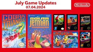 NES – July 2024 Game Update – Nintendo Switch Online [upl. by Cosette]