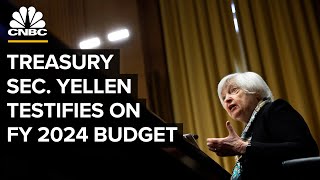 Secretary Janet Yellen testifies before Senate on FY 2024 Dept of Treasury budget — 32223 [upl. by Jair]