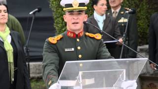 Decalogo del Gendarme acto de aniversario de la Gendarmería Nacional Argentina 28072016 [upl. by Tnaryb]