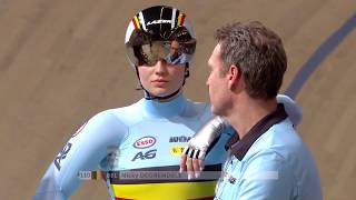 Womens Keirin Finals  2018 UCI Track Cycling World Championships [upl. by Ramuk180]