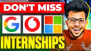 8 Amazing Internship Opportunities of 2024 👩‍💻🔥  APPLY NOW ✅ [upl. by Haleemaj589]