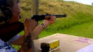 Mossberg 464 3030 in action [upl. by Neelahs]