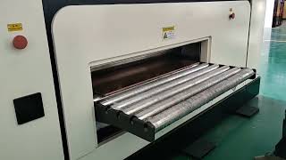 Leveling Machine to flatten and correct surface irregularities in sheets or metal materials [upl. by Tracie]