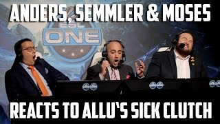 Anders Semmler amp Moses reacts to Allus sick clutch [upl. by Va525]