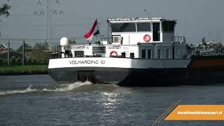 MTS  Tanker Volharding 10 op het Amsterdam Rijnkanaal  Binnenvaart [upl. by Artinek]