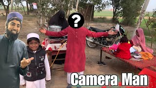 Aj to maza agya  Camera man kon hain youtuber [upl. by Anirdnaxela]