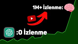 Yapay Zekayla Yapılan Youtube Kanallarının Geleceği Ne Olacak   Youtube İzlenme Arttırma [upl. by Able]