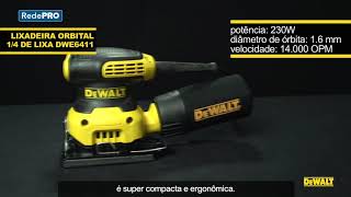 DEWALT  Lixadeira Orbital  DWE6411 [upl. by Kellyn566]