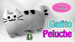 Juguetes Reciclados  Gatito de peluche Reciclaje Ecobrisa [upl. by Ecnarrot231]