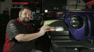 Installation of Amber LED Side Marker Light for Select Jeeps [upl. by Erwin]