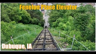 Driving from the Cassville Car Ferry Pickup side of Iowa to the Fenelon Place Elevator in Dubuque IA [upl. by Kirima]