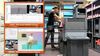 Realtime ergonomics analysis using Xsens motion capture [upl. by Enerod]