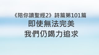 即使無法完美，我們仍竭力追求《詩篇101》｜陪你讀聖經2 [upl. by Sam]