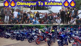 Dimapur To Kohima Ride With Yakuza Bikers  Team Moto Vlog  Dimapur riders  Dimapur Ntorqians [upl. by Ahtebat]