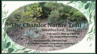 Chandor Nature Trail Zoom Presentation Feb 2 2021 [upl. by Kara]