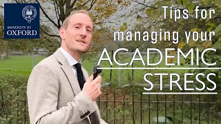 How to manage ACADEMIC STRESS  Tips from an Oxford Uni Tutor [upl. by Nauqan]