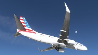 MSFS2020  Full Flight  American Airlines  Boeing 737800  KINMIA  AAL1742 [upl. by Neret490]