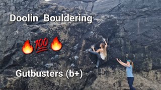 Gutbusters Bob and Kevs Traverse  Irish Bouldering  Doolin  Vlog 002 [upl. by Emery915]