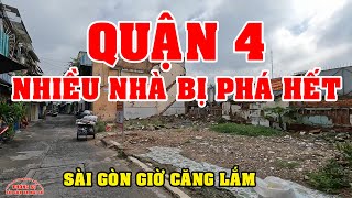 SÀI GÒN HÔM NAY NHÀ CỬA BỊ ĐẬP SAN BẰNG  CHỢ XÓM CHIẾU QUẬN 4 SÀI GÒN NGÀY NAY [upl. by Selinski]