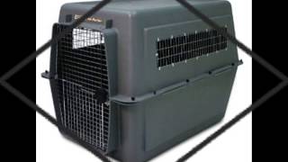 Petmate 21647 Pet Porter Fashion Dog Crate Giant Dark Gray [upl. by Dnilasor]