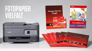 Canon Academy QuickTipp Fotopapier Vielfalt [upl. by Dnomrej402]