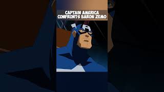 Captain America Confronts Baron Zemo 🥵 marvel avengers [upl. by Gwen]