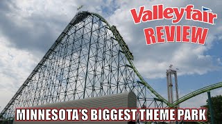 Valleyfair Review Cedar Fair  Minnesotas Biggest Theme Park [upl. by Sosthina78]