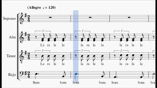 Alegres Pregonan SATB [upl. by Gaultiero742]