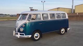 1965 VW Deluxe Bus Walkaround and Short Drive for sale [upl. by Corine7]