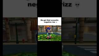 Sonic On some illiset substance  funny sonic globglogabgalab shorts [upl. by Vaclava]