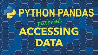 Python Pandas  Working With Displaying and Accessing Data [upl. by Willett]