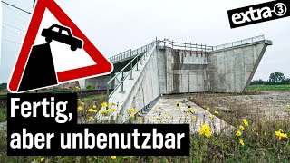 Realer Irrsinn Brücke ohne Zugang in Brandenburg  extra 3  NDR [upl. by Robbi]