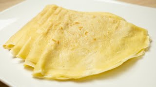 Classic French Crepes Easy Recipe [upl. by Fantasia]