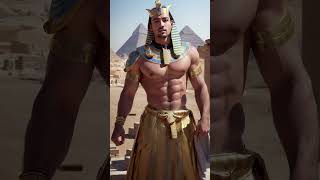 Egyptian Pyramids Model AI Art Fashion l bara lookbook gayMen Fashion Man Fashion XFASHION [upl. by Tebazile]