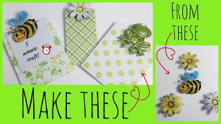 DIY cute mini clipboards EASYTOMAKE with custom DIY clips 5 MINUTE CRAFT FAIR CRAFT [upl. by Aimik]