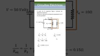 Circuito eléctrico mixto  Resistencia en paralelo  Física  COMIPEMS [upl. by Klingel]