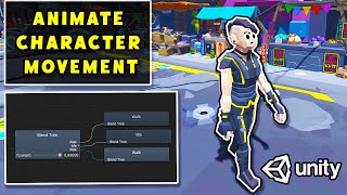 How To Animate 3D Character Movement In Unity [upl. by Trixy66]