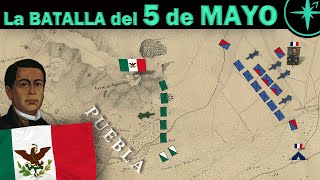 🇲🇽🇫🇷La Batalla de Puebla  5 de mayo de 1862 Recreación animada [upl. by Arin]